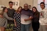 O pastor Lécio Dornas visitou Rose Miriam e as filhas, Marina e Sofia, com seus namorados. (Foto: Reprodução/Instagram/rosemiriamoficial)