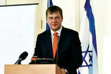 O ministro tcheco Tomas Petricek anunciou a abertura do escritório diplomático em Jerusalém. (Foto: Ministério das Relações Exteriores da República Tcheca)