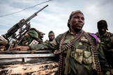 Militares das forças do governo na República Democrática do Congo. (Foto: John Wessels/AFP/Getty Images)