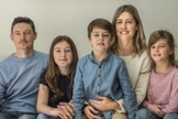 Andrew, Lucy, William, Katie e Eleanor Stringer, família cristã australiana. (Foto: Reprodução / Steven Siewer)