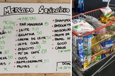 Famílias poderão encher o carrinho com produtos para a ceia de Natal no Mercado Solidário, em Petrópolis, no RJ. (Foto: Divulgação / Mevam Petrópolis)