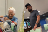 Missionária de 85 anos foi insultada por pregar no aeroporto de Brasília. (Foto: Instagram/Higor Moraes)