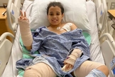 Bramwell Rodriguez-Rojas passou por cirurgias e ficou internado por uma semana após o ataque. (Foto: WCVB-TV)
