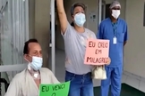 Deone Gualberto foi intubado três vezes, e recebe alta da Covid-19. (foto: Reprodução / TV Subaé)
