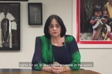 Ministra Damares Alves em reunião do Conselho de Direitos Humanos da ONU. (Foto: Divulgação/ONU)
