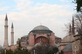 Hagia Sophia, uma igreja em Istambul, foi transformada em mesquita pelo governo turco.