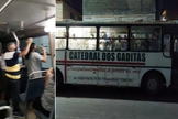 Ônibus da Catedral do Gaditas percorre hospitais de Cabo Frio. (Foto: Reprodução / Facebook)