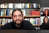 Fábio Coelho, líder do movimento Vozes e Trovões, em live para o Guiame. (Foto: Guiame)