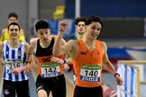 Gerson Pozo vence o campeonato espanhol sub-20 de 400m de 2021. (Foto: Reprodução / Club Atletismo Ajalkalá)