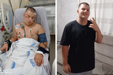 Nathan, de 16 anos, sofreu um grave acidente ao cair de uma bicicleta. (Foto: Reprodução / Lance Notícias)