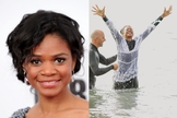 A atriz Kimberly Elise foi batizada novamente em seu compromisso com Jesus. (Foto: Stephen Lovekin/Getty Images/Instagram/Montagem Guiame)