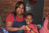 O menino Kaio Guilherme, de 8 anos, foi morto por uma bala perdida durante festa infantil. (Foto: Reprodução).