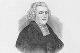 John Newton, clérigo e poeta religioso inglês, autor do popular hino “Amazing Grace”. (Foto: Arquivo Hulton / Imagens Getty)