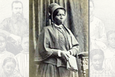 Amanda Smith com sua Bíblia. (Foto: Reprodução / Anderson Chapel AME Church)