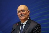 O ministro da Educação, Milton Ribeiro, durante a cerimônia no Ministério das Comunicações. (Foto: Fabio Rodrigues Pozzebom/Agência Brasil)