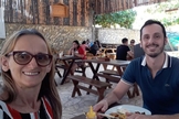 Dormitília Lopes visitou o filho Andrade Santana, na Bahia, no final de 2019. (Foto: Arquivo pessoal)