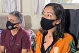 Lenilcia Pascoal passou quase dois meses internada com Covid-19. (Foto: Reprodução / Rede Amazônica)