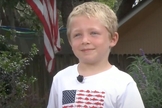 Chase Poust, de 7 anos, salvou sua família de acidente. (Foto: WJXT)