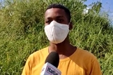 O homem confessou ter assaltado os cristãos no monte e afirmou estar arrependido. (Foto: Rádio Itatiaia).