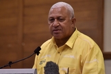 Primeiro-ministro Voreqe Bainimarama. (Foto: Reprodução / Jovesa Naisua)