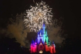Show de fogos de artifício no Magic Kingdom, Disney World. (Foto: Jaime Creixems/ Unsplash)