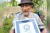 Emilio Flores Márquez, de 112 anos, entrou para o Guinness Book of World Records como a pessoa viva mais velha no mundo.