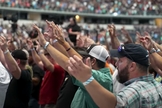 Conferência de Homens Guardiões da Promessa 2021, em Dallas, no Texas, EUA. (Foto: Reprodução/YouTube/Promise Keepers)