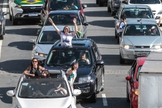 Carreata da Marcha para Jesus em São Paulo. (Foto: Bruno Escolastico/Photopress/Estadão Conteúdo)