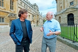 Kevin Sorbo e John Lennox da Universidade de Oxford em 'Against the Tide'. (Foto: Crossroad)