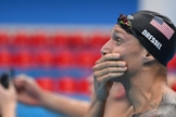 O nadador Caeleb Dressel é ouro nos 100m livre com recorde olímpico. (Foto: Jonathan/Nackstrand/AFP)