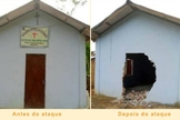 A Bangladesh Bawn Tribal Baptist Church foi destruída por radicais budistas. (Foto: Asia News).