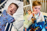 Wyatt Lowe, de apenas 2 anos, nasceu com uma doença cardíaca congênita. (Foto: Reprodução/Facebook).