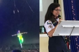 Por mais de 30 anos, Michelly Campelo trabalhou no circo, viajando por todo o Brasil. (Foto: Arquivo pessoal).