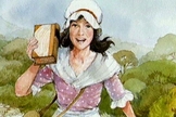 Mary Jones morava em uma pequena cabana de pedra na zona rural de Gales. (Ilustração / BBC)