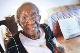Viola Brown completou 110 anos em 4 de outubro de 2021. (Foto: Condado de Clark, Virgínia).