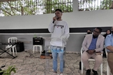  Vinícius promoveu o evento evangelístico para os internos e servidores da penitenciária. (Foto: Extra).