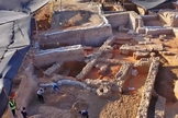 Primeiro edifício descoberto em Yavne desde a era do Sinédrio. (Foto: Emil Aladjem / Israel Antiquities Authority)