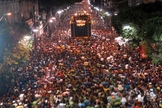 Bloco de carnaval em Salvador, na Bahia. (Foto: Agência Brasil/Antônio Cruz)