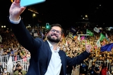 Gabriel Boric é o presidente eleito do Chile. (Foto: Instagram/Gabriel Boric/Fernando Ramírez)