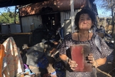 O incêndio destruiu grande parte dos pertences da família