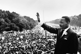 Martin Luther King Jr. durante a Marcha sobre Washington, em 1963. (Foto: Domínio Público/Creative Commons)