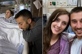 Kaitlin Richardson, de 28 anos, sofreu um AVC após cirurgia. (Foto: YouTube/The 700 Club).
