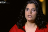 Audra Austin testemunha sua transformação de vida. (Foto: Reprodução / CBN News)