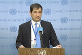 Vice-embaixador russo na ONU, Dmitry Polyanskiy, em Nova York. (Foto: ONU)