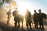 Soldados de combate do Batalhão 202 em exercício terrestre. (Foto: Flickr/IDF Israel Defense Forces)