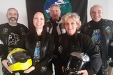 Membros do motoclube Three Angels. (Foto: Reprodução/Adventist Review/TED)