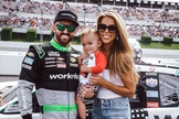 O piloto cristão Austin Dillon e sua família. (Foto: Facebook/Austin Dillon).