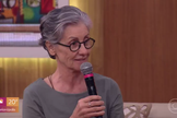 Atriz Cássia Kis no Encontro com Fátima Bernardes. (Foto: Reprodução/TV Globo)