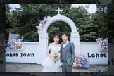 Os noivos Zhang Q iang e Xiao Yue. (Foto: China Aid).