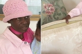 Vicky Umodu achou US$ 36.000 escondidos em um sofá. (Foto: Reprodução/KABC)